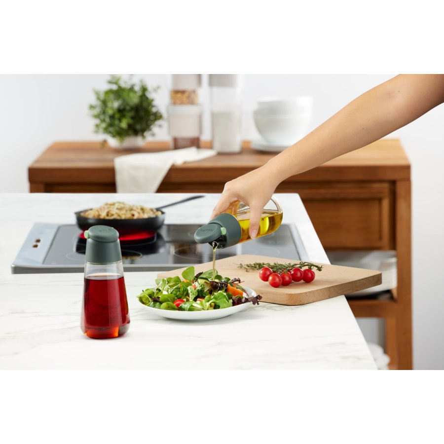 Lku l- und Essigspender 2er Set, Grau