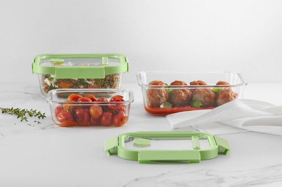 Lékué Opbevaringsglas 1,52 L, Grn