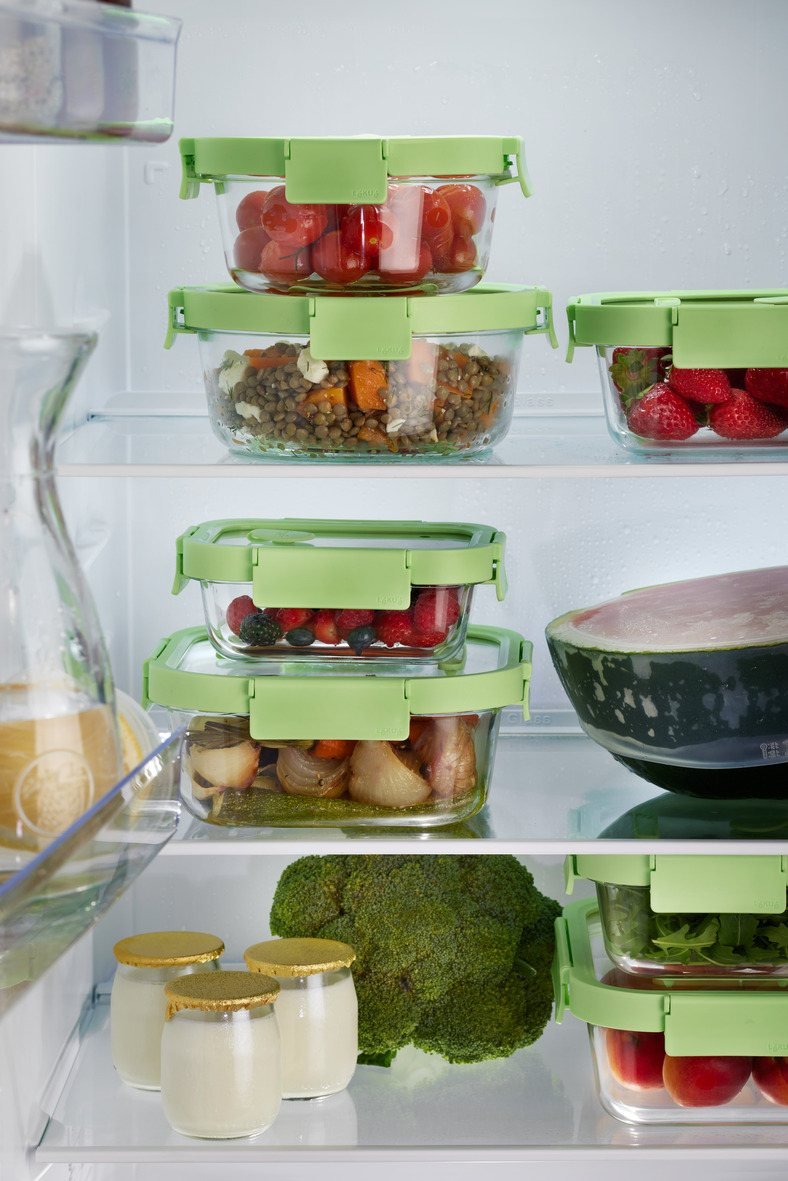 Lékué Opbevaringsglas 1,52 L, Grn