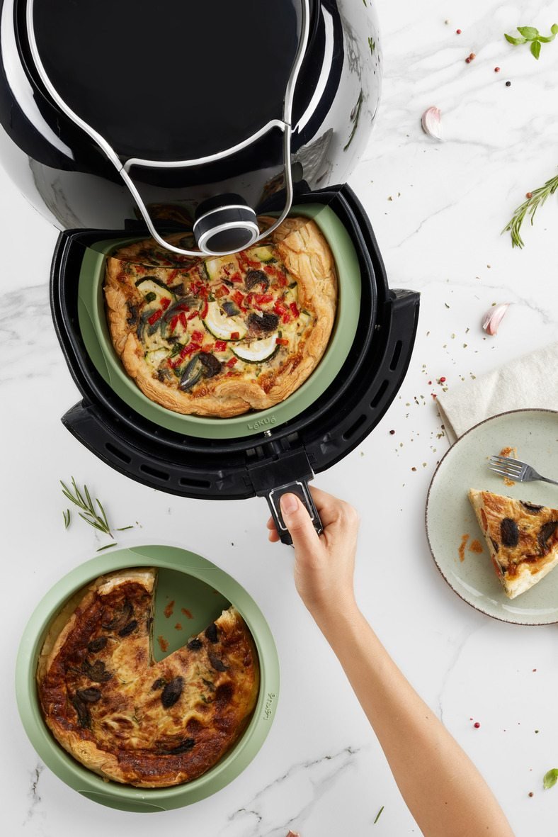 Lékué Air Fryer-form 20 cm, Grn