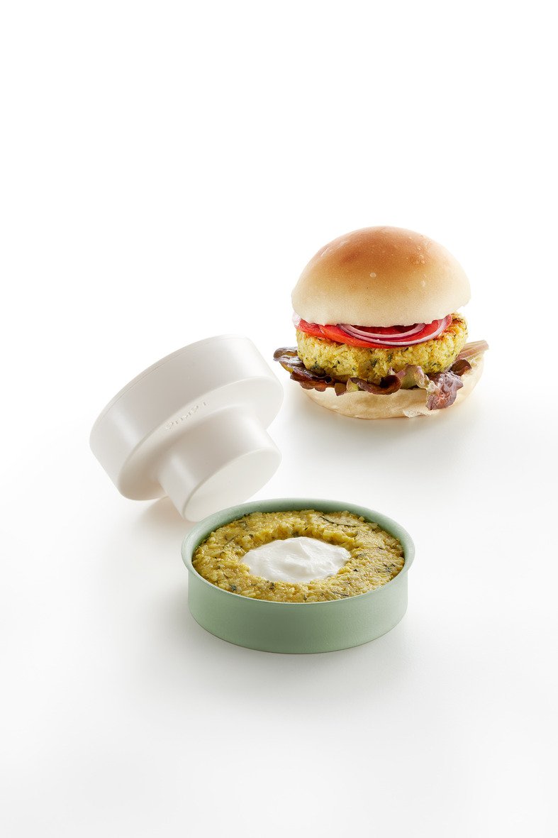 Lékué Vegansk Burgerpresser 11,1 cm, Grn