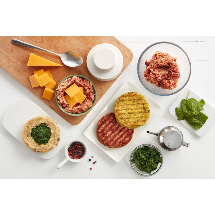 Lékué Vegansk Burgerpresser 11,1 cm, Grn