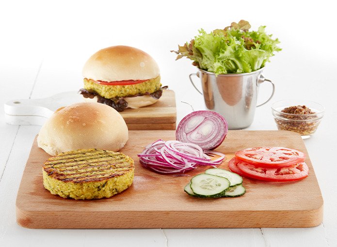 Lékué Vegansk Burgerpresser 11,1 cm, Grn