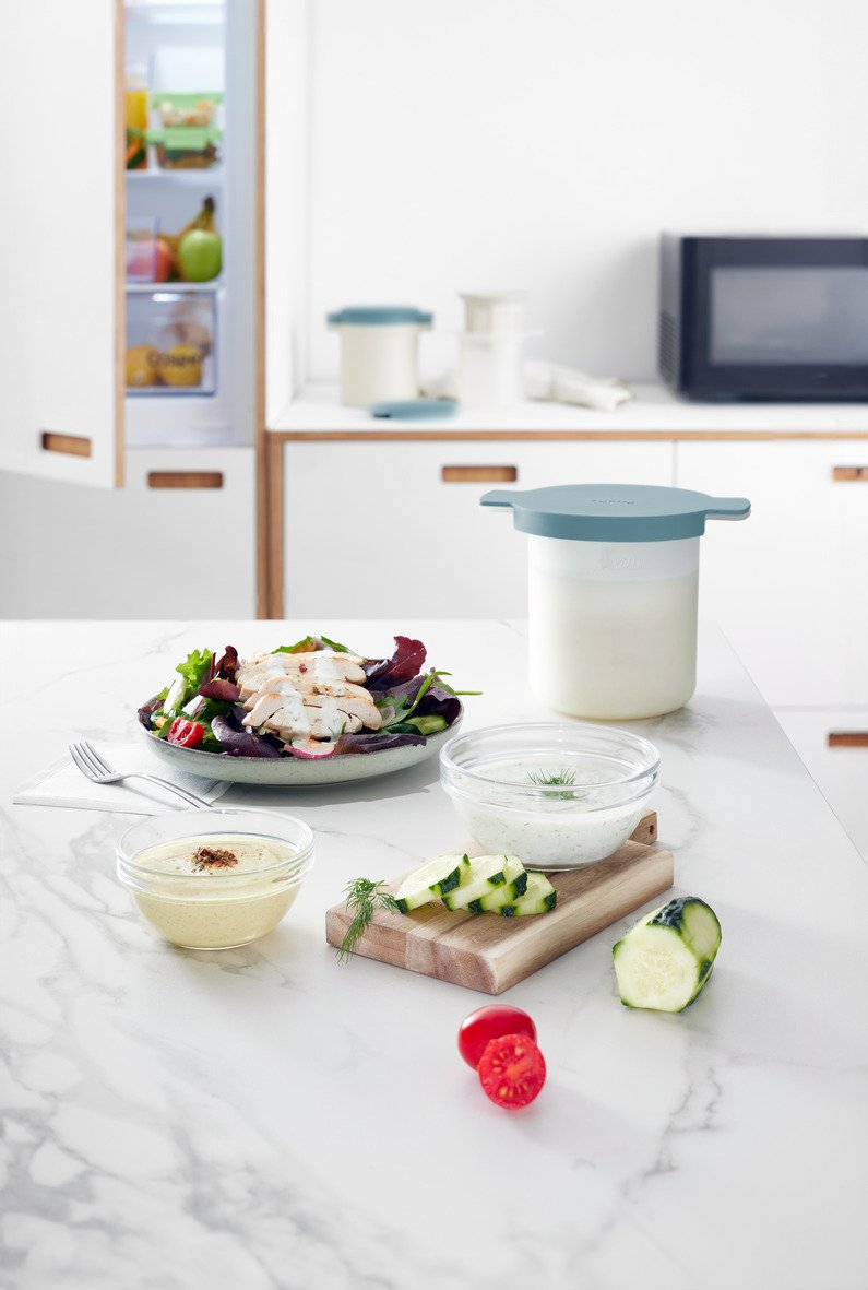 Lékué Tilberedningsst Kefir og Yoghurt, Bl