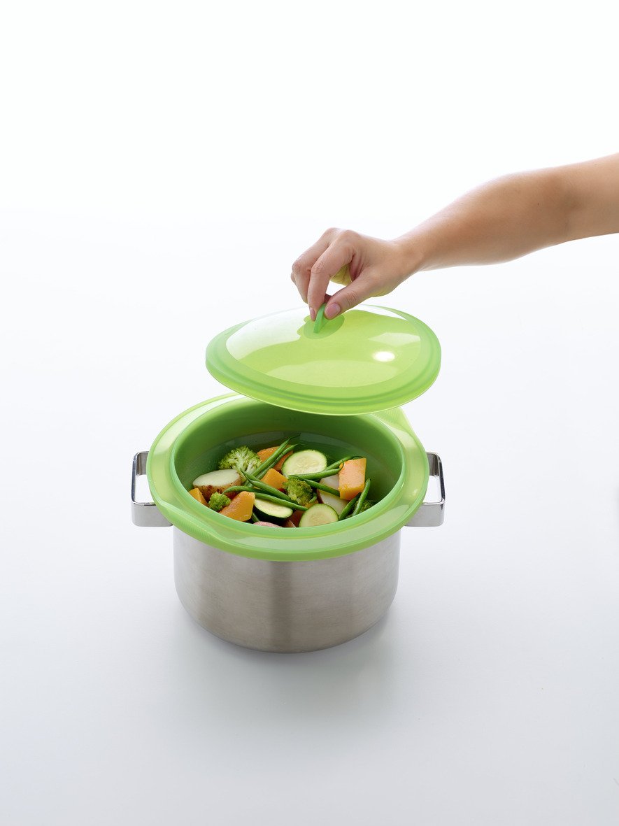 Lékué Sammenklappelig Damper 24 cm, Grn