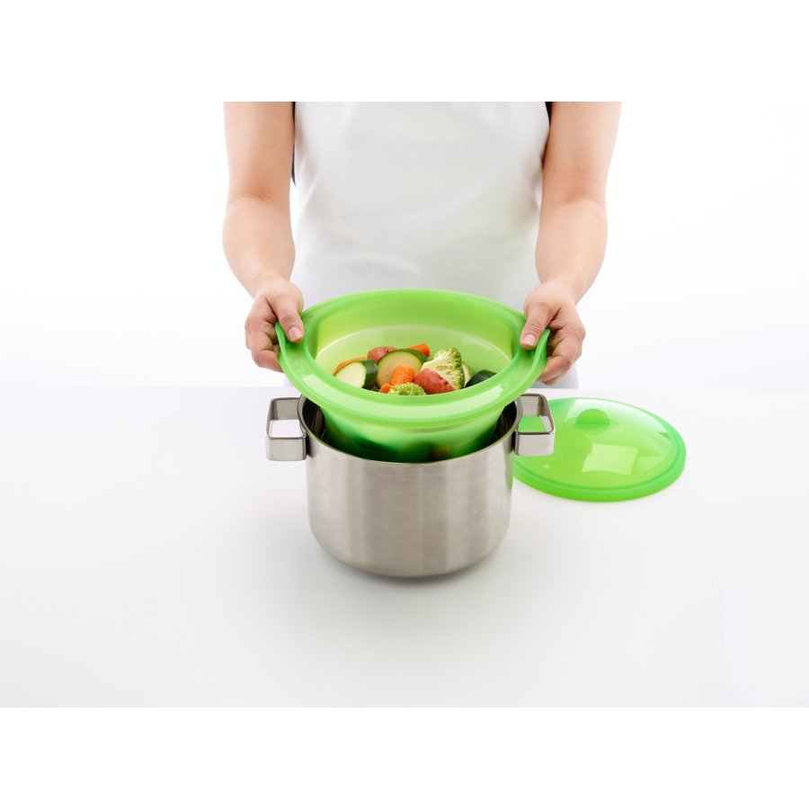 Lékué Sammenklappelig Damper 24 cm, Grn