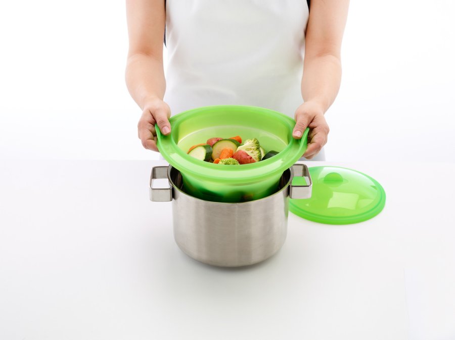 Lékué Sammenklappelig Damper 24 cm, Grn