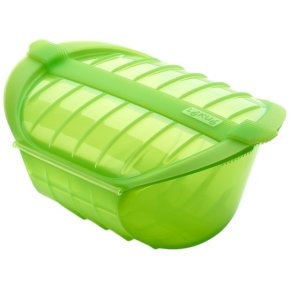 Lékué Dampenhed m. Bakke t. Mikroovn 26 cm, Grn