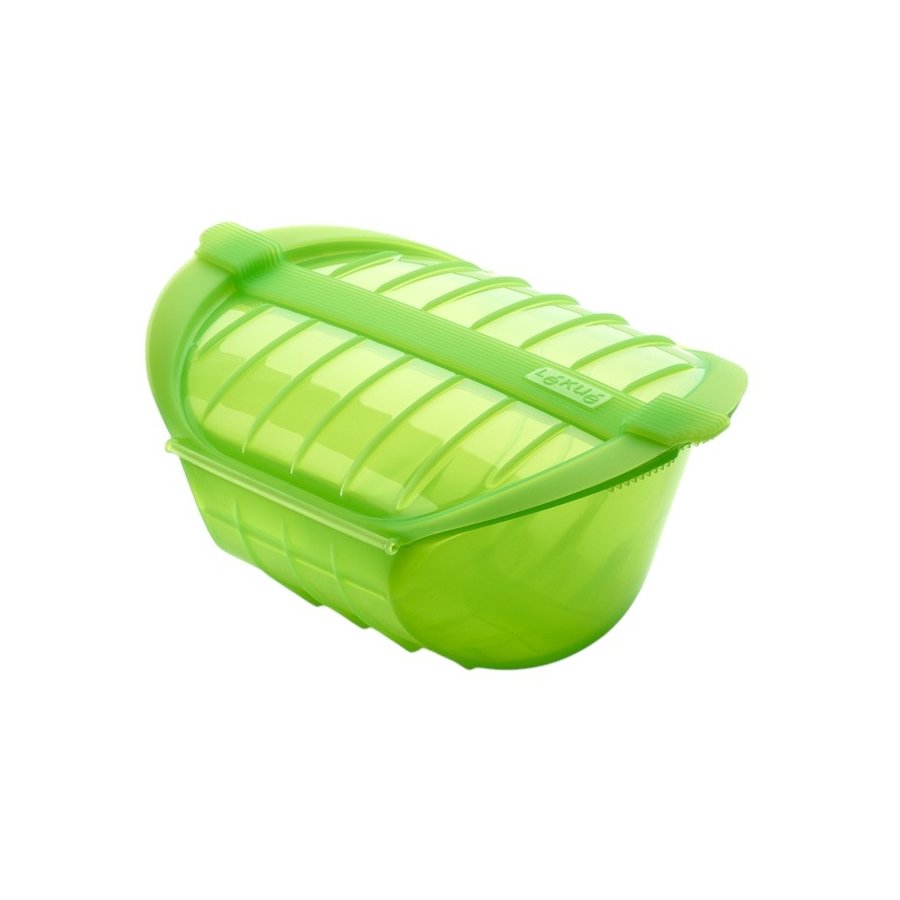 Lékué Dampenhed m. Bakke t. Mikroovn 26 cm, Grn