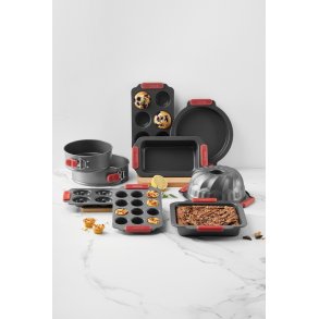 Lékué Kageform m. Non-stick 31x17 cm, Grå