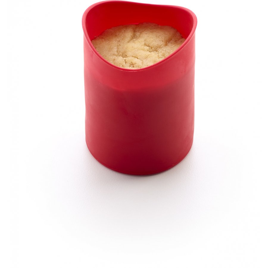 Lku Cookie-Glas-Form H7 cm 8er Set, Rot