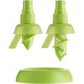 Lékué Citrus Spray 2 stk. Plast/Silikone, Grøn