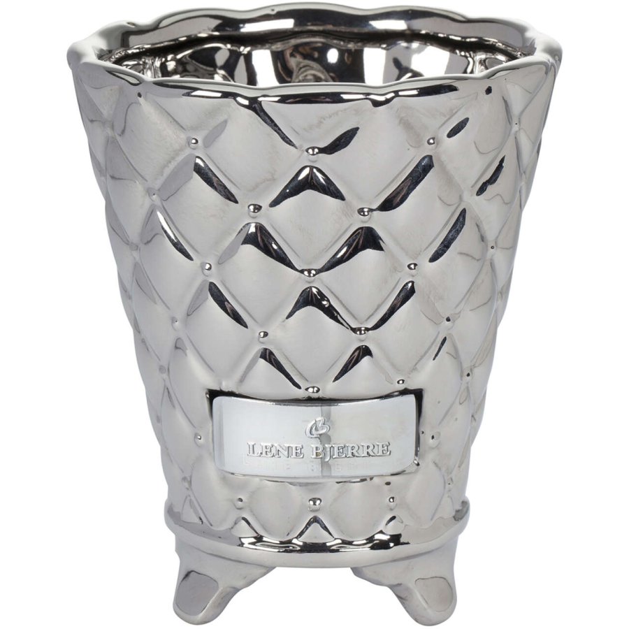 Lene Bjerre Precious Blumentopf H12 cm, Silber