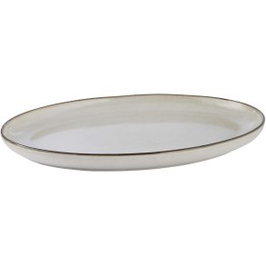 Lene Bjerre Amera Fad 34 cm, Råhvid