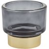 Lene Bjerre Miy Fyrfadsstage H7,5 cm, Mrkegr/Guld