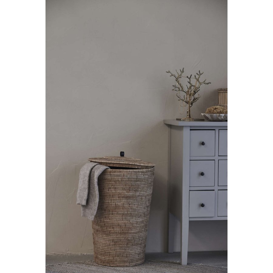 Lene Bjerre Norah Vasketjskurv H70 cm, Rattan