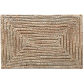 Lene Bjerre Norah Tischset 45x30 cm, Bambus/Rattan