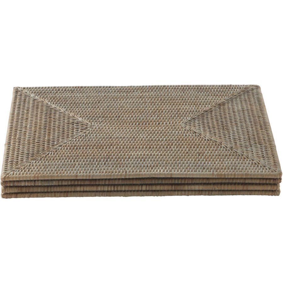 Lene Bjerre Norah Tischset 45x30 cm, Bambus/Rattan