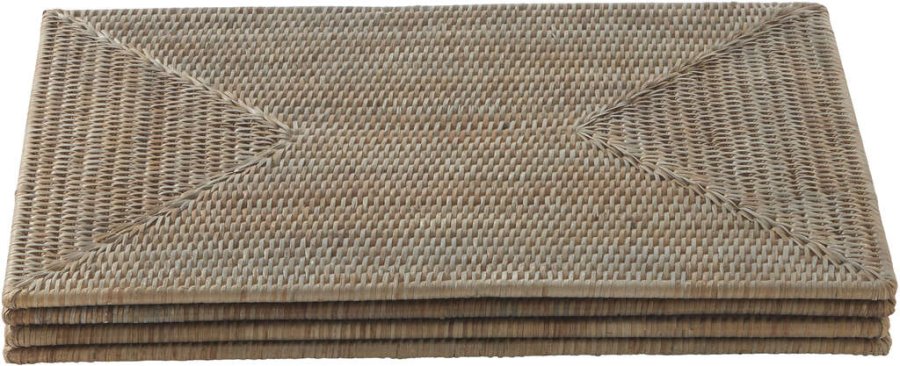 Lene Bjerre Norah Tischset 45x30 cm, Bambus/Rattan