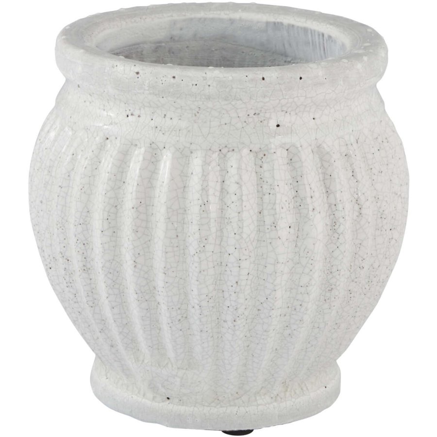 Lene Bjerre Catinia Urtepotteskjuler H16 cm, Hvid