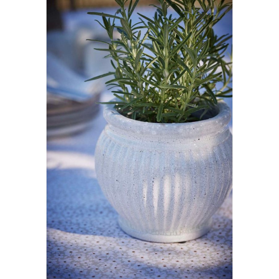 Lene Bjerre Catinia Urtepotteskjuler H16 cm, Hvid