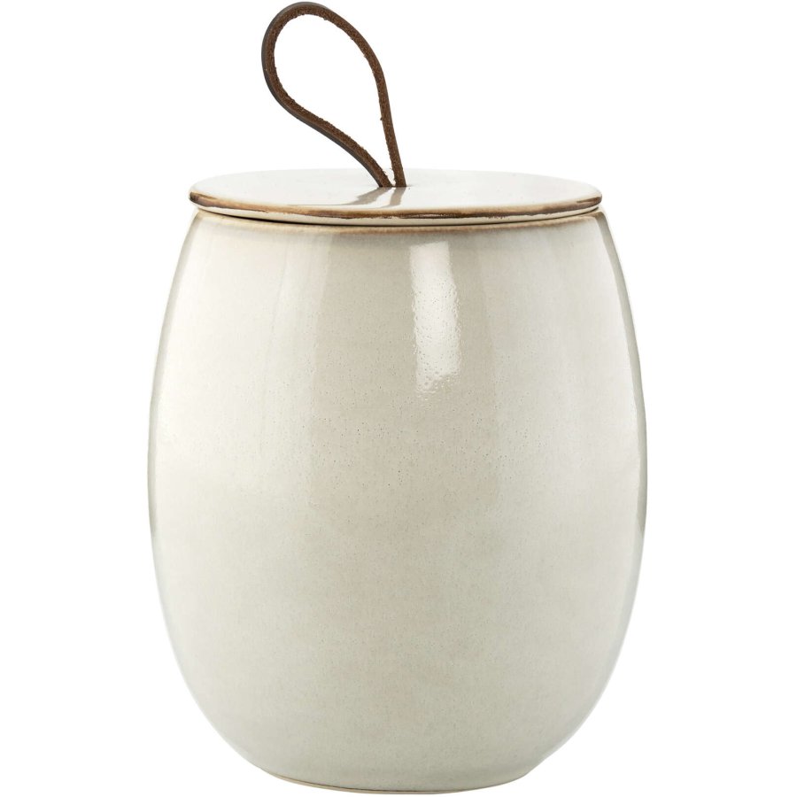 Lene Bjerre Amera Gef m. Deckel H16 cm, Beige