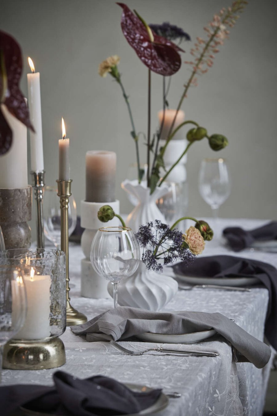 Lene Bjerre Claudine Ginglas 60,5 cl, Klar/Guld