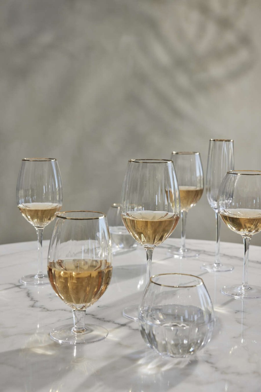 Lene Bjerre Claudine Ginglas 60,5 cl, Klar/Guld