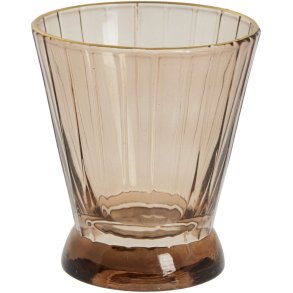 Lene Bjerre Sisia Teelichthalter H8,5 cm, Goldbraun