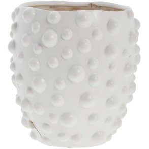 Lene Bjerre Doelle Urtepotteskjuler H20 cm, Hvid