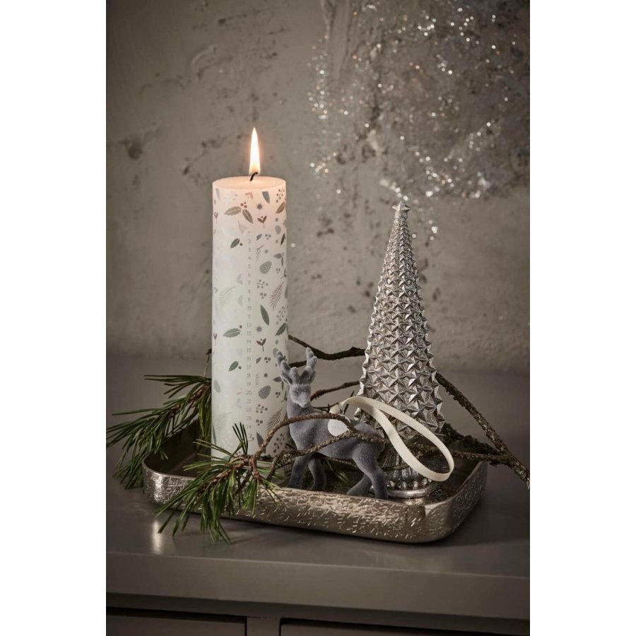Lene Bjerre Lavia Serviertablett 30,5 cm, Silber