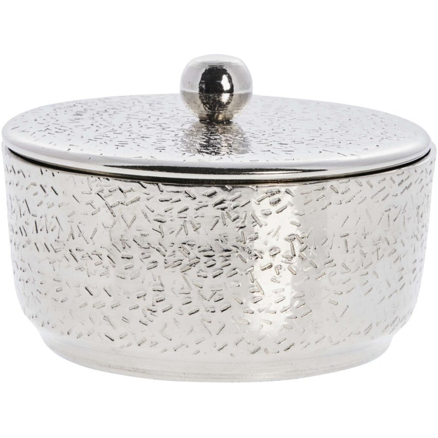 Lene Bjerre Lavia Gef m. Deckel  H7,5 cm, Silber