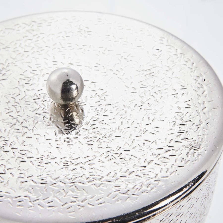 Lene Bjerre Lavia Gef m. Deckel  H7,5 cm, Silber