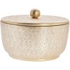 Lene Bjerre Lavia Gef m. Deckel  H9,5 cm, Gold