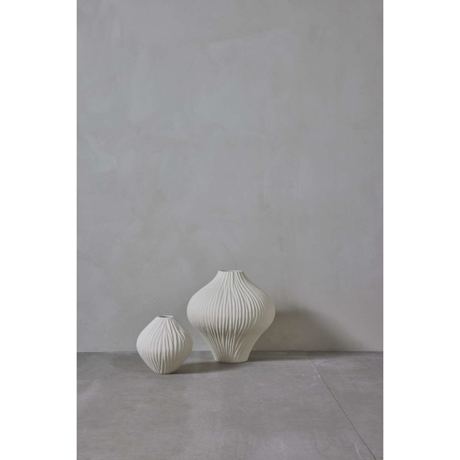 Lene Bjerre Esmia Vase H34,5 cm, Offwhite