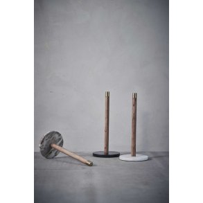 Lene Bjerre Elisse Køkkenrulleholder H35 cm, Hvid