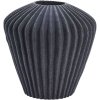 Lene Bjerre Susia Vase H16,5 cm, Dunkelgrau