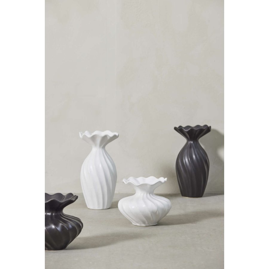 Lene Bjerre Susille Vase H14 cm, Schwarz