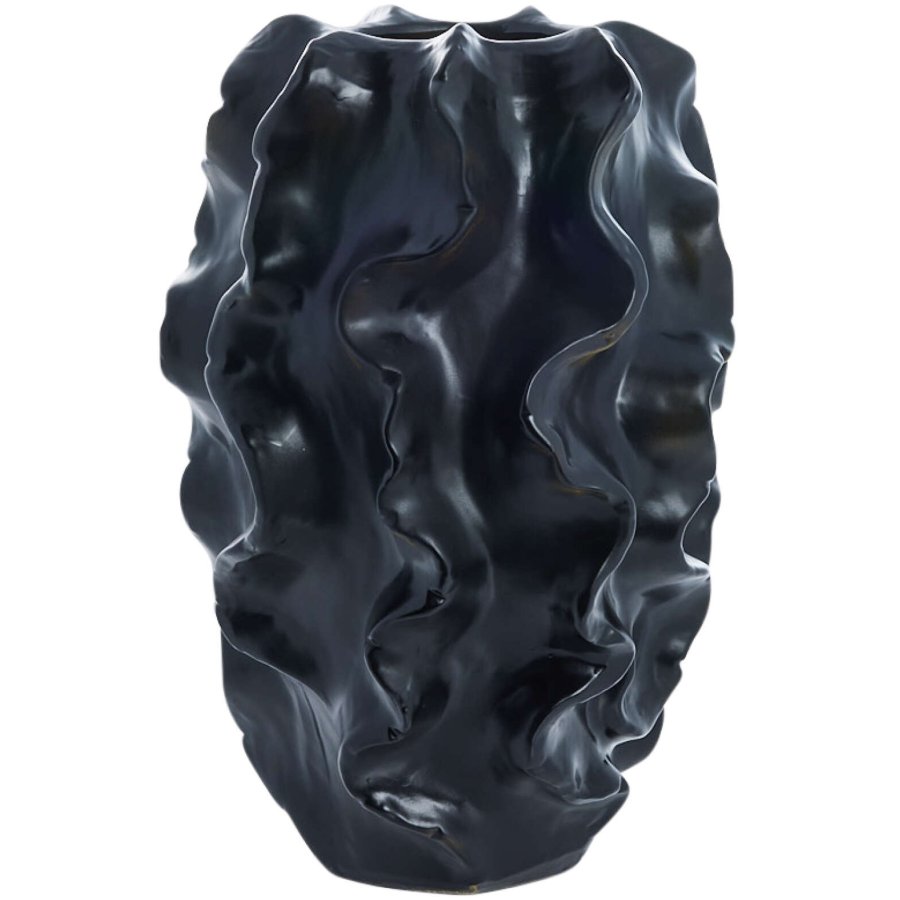 Lene Bjerre Sannia Vase H37,6, Schwarz