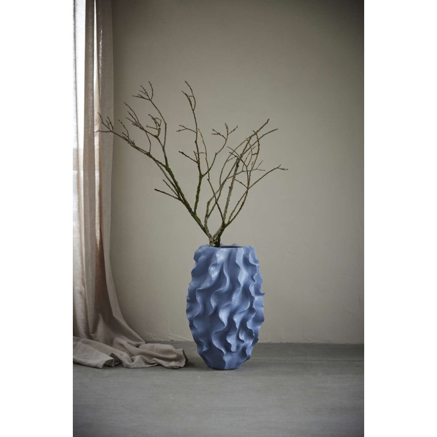 Lene Bjerre Sannia Vase H48 cm, Blau