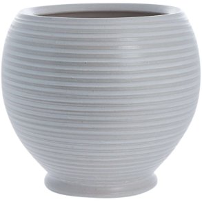 Lene Bjerre Catharinia Blumentopf H25 cm, Naturwei