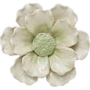 Lene Bjerre Floria Wanddekoration 13 cm, Cremewei/Staubgrn