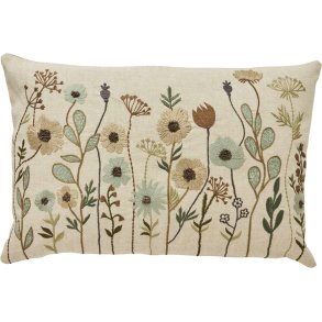 Lene Bjerre Ruth Kissenbezug 60X40 cm, Sand/Staubgrn