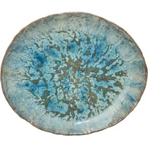 Lene Bjerre Milla Teller 27 cm, Grn/Wei