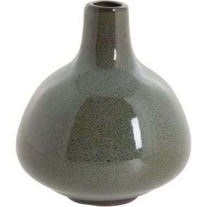 Lene Bjerre Helene Vase H9 cm, Dunkles Silberfinish
