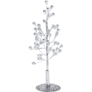 Lene Bjerre Crysilia Tr� H22 cm, S�lv