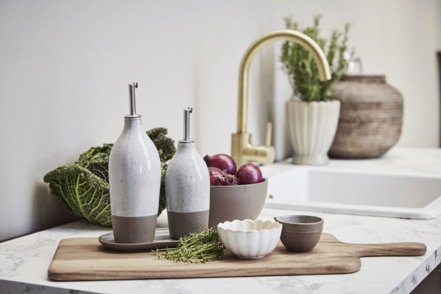 Lene Bjerre Joselinne Ölflasche H18,9 cm, Braun