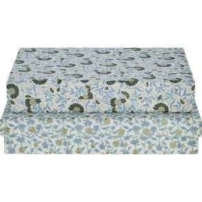 Lene Bjerre Ellen Aufbewahrungsbox 2er Set klein, Weiß/Blau