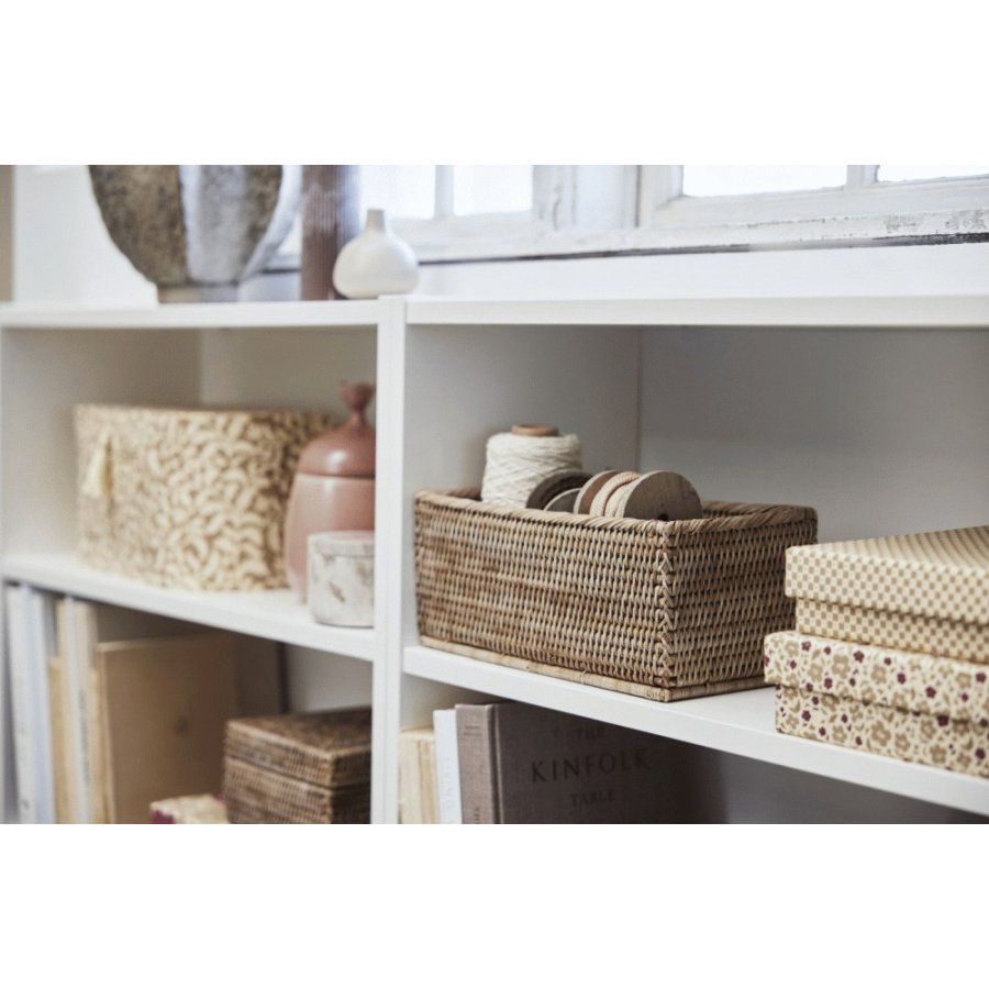 Lene Bjerre Ellen Aufbewahrungsbox 2er Set klein, Cremeweiß/Beige