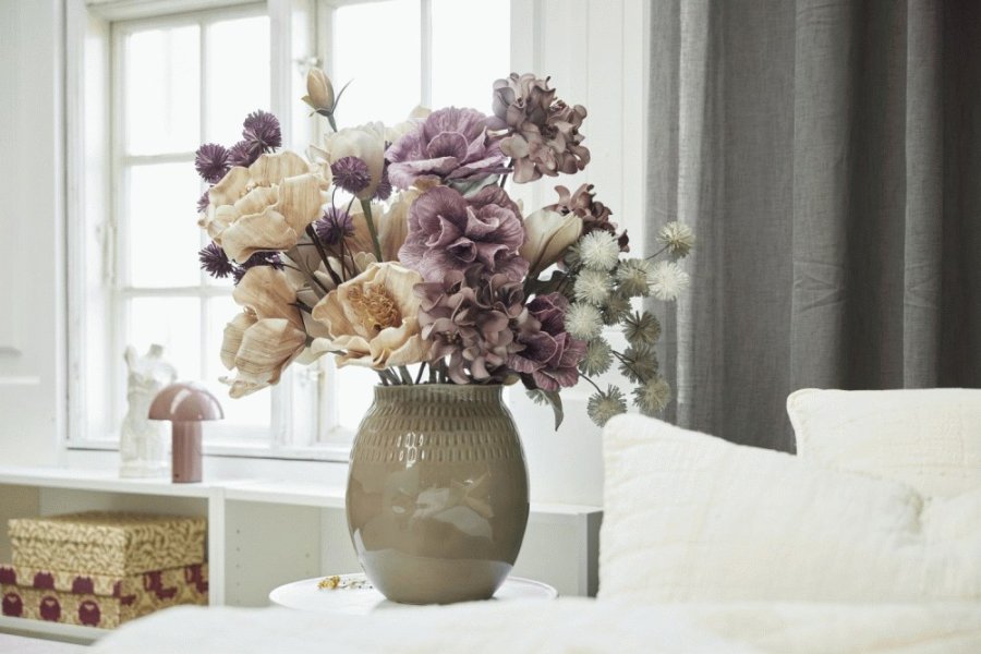 Lene Bjerre Ellen Aufbewahrungsbox 2er Set groß, Cremeweiß/Beige